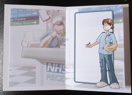 Thank You Female Nurse Dudess Insert by Davina Rundle