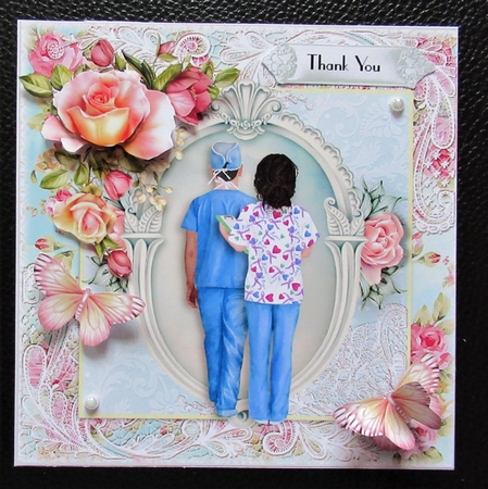 Thank you Nurses 7x7 topper by Davina Rundle