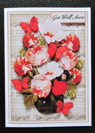 VINTAGE BLOSSOMS TOPPER 2 by Davina Rundle