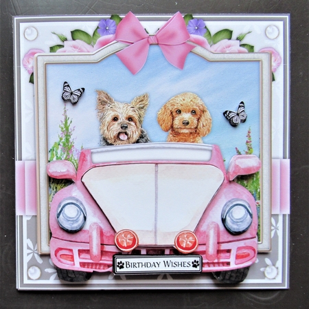 Doggy Road Trip1 Card Kit by Davina Rundle