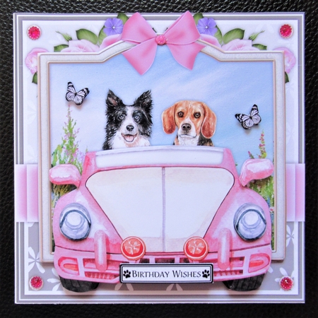 Doggy Road Trip2 Card Kit by Davina Rundle