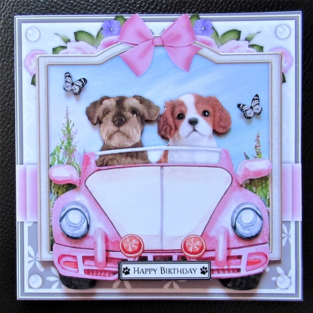Doggy Road Trip7 Card Kit by Davina Rundle