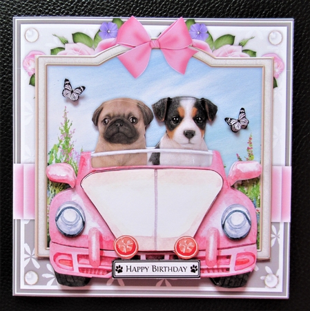 Doggy Road Trip8 Card Kit by Davina Rundle