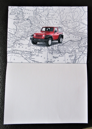 Dads Adventure Jeep Insert by Davina Rundle