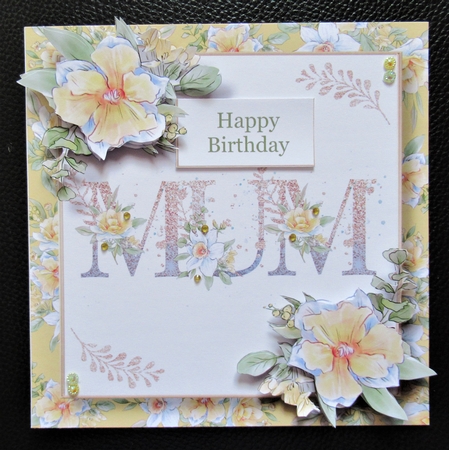 Pretty Yellow Spring Flowers - Mum by Davina Rundle