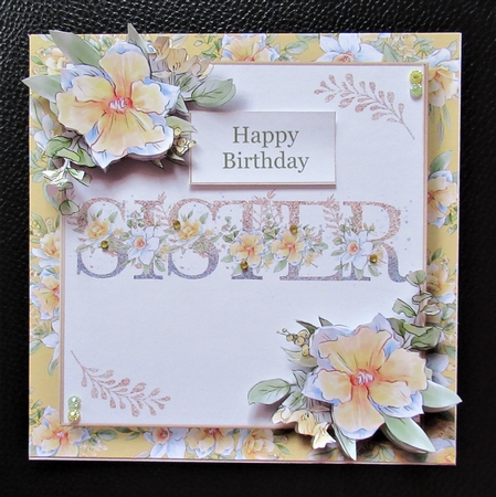 Pretty Yellow Spring Flowers - Sister by Davina Rundle
