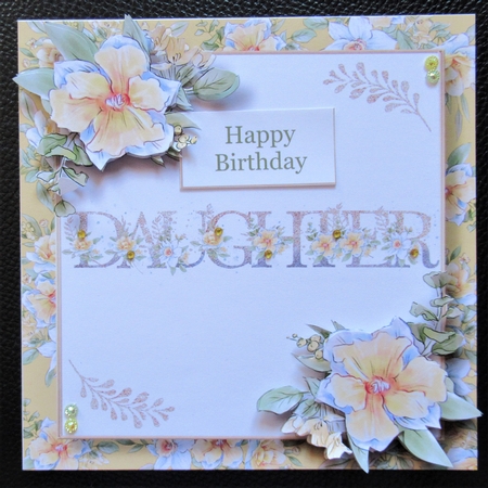 Pretty Yellow Spring Flowers - Daughter by Davina Rundle