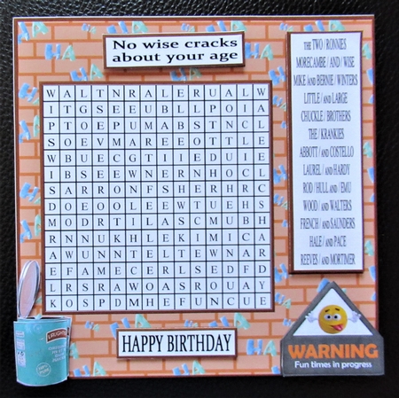 WORD SEARCH, COMEDY DUO´S  by Davina Rundle