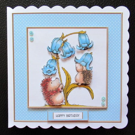 Cute Critters Birthday Topper - Card Two by Davina Rundle