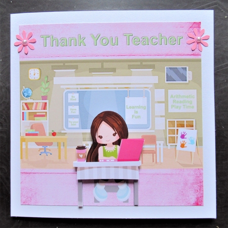 Thank You Teachers / Teacher Decoupage Mini Kit (generic) by Davina Rundle