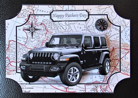 Black Adventure Jeep by Davina Rundle