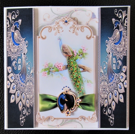 Beautiful Peacock Mini Page Kit by Davina Rundle