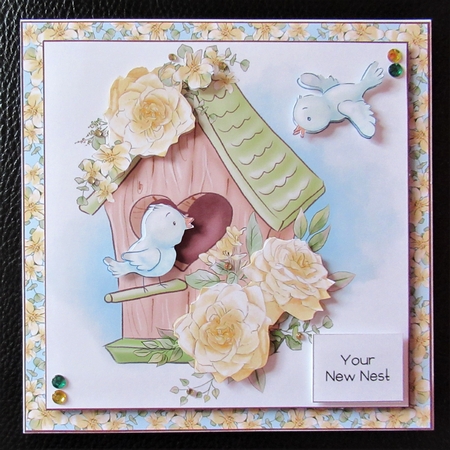 Welcome To Your New Home - Yellow Roses by Davina Rundle