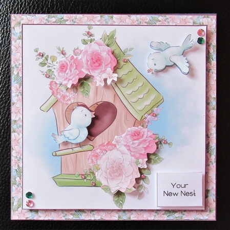 Welcome To Your New Home - Pink Roses by Davina Rundle