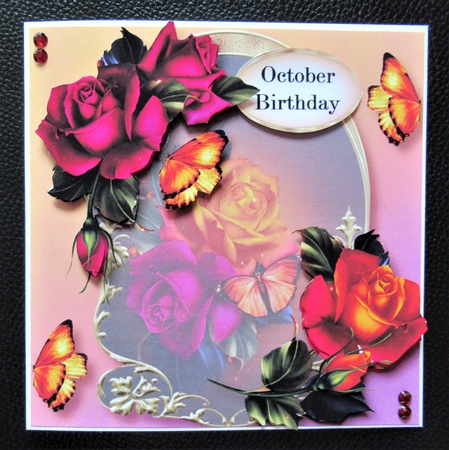 Golden Arched Frame - Autumn Bouquet by Davina Rundle