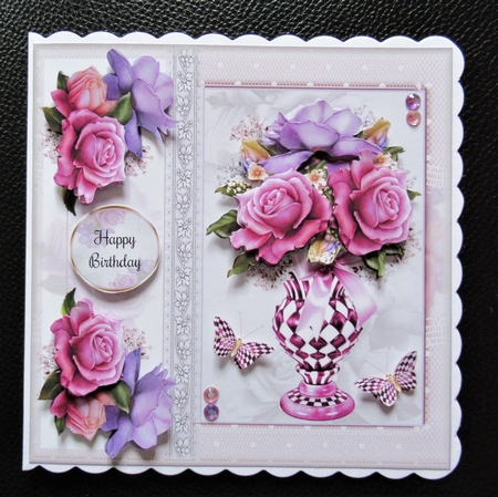 The Rose Vase Mini Page Kit by Davina Rundle