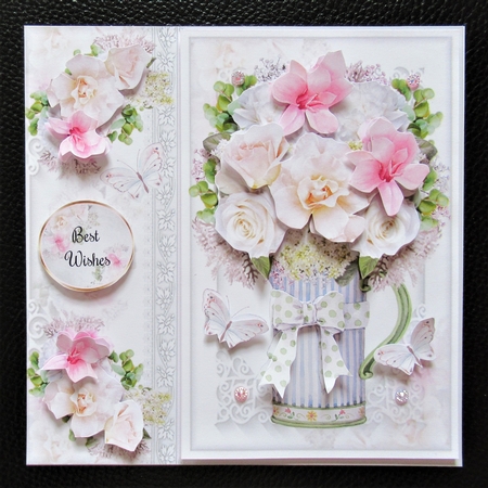 Watercolour Bouquet Mini Page Kit by Davina Rundle