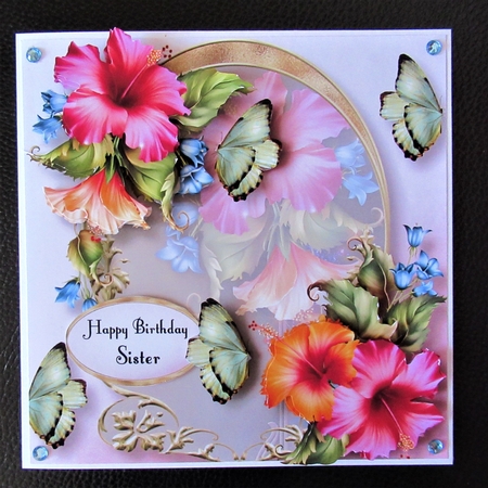 Golden Arched Frame - Florale by Davina Rundle