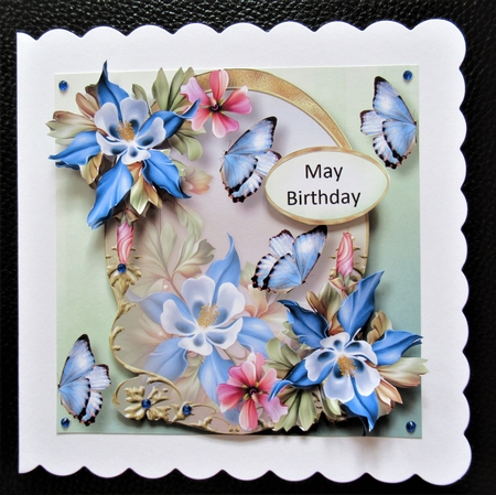 Golden Arched Frame - Fleurs De La Foret by Davina Rundle