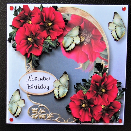 Golden Arched Frame - Poppies by Davina Rundle