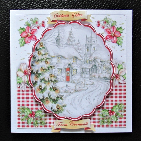 Lovely Village at Christmas  by Davina Rundle