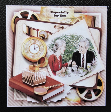 Male Card Vintage All Occasions Mini Kit by Davina Rundle