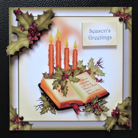 The Christmas Book & Candles by Davina Rundle