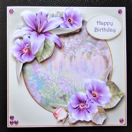 Beautiful Purple Lilies by Davina Rundle