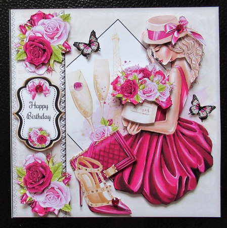 La Vie En Rose Mini Page Kit by Davina Rundle