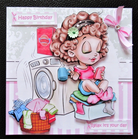 8x8 Relax its laundry day mini kit by Davina Rundle