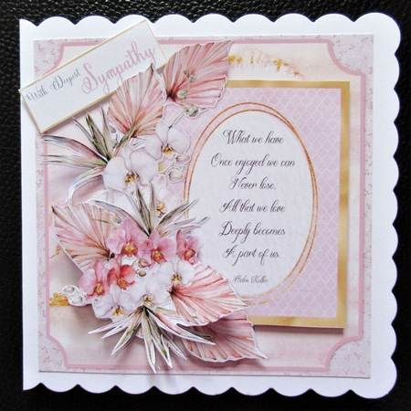 More Than Words Can Say 7 Card Front and Inserts Kit by Davina Rundle