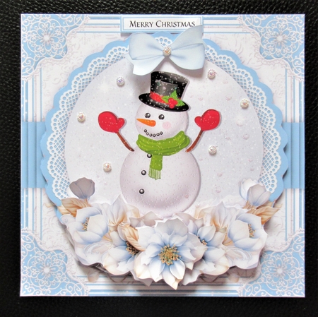 Xmas Floral Globes Bumper Card Kit by Davina Rundle
