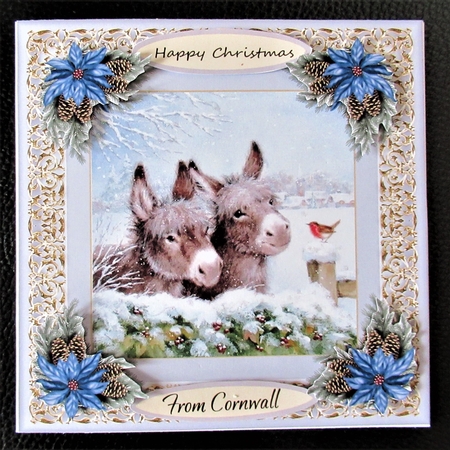 Little Donkey at Christmas time by Davina Rundle