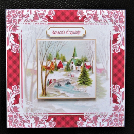 Christmas Snow is Falling Topper 9 by Davina Rundle