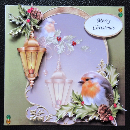 Golden Christmas Arch - Robin by Davina Rundle