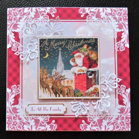 Christmas Merry & Bright Vintage Topper by Davina Rundle