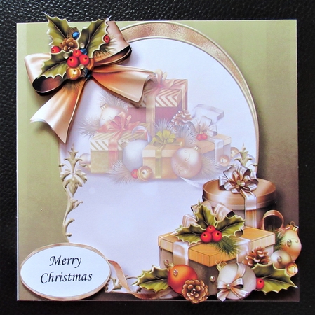 Golden Christmas Arch - Golden Presents by Davina Rundle