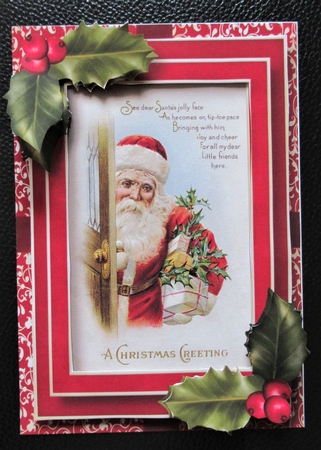 Vintage Christmas In Red 2 by Davina Rundle