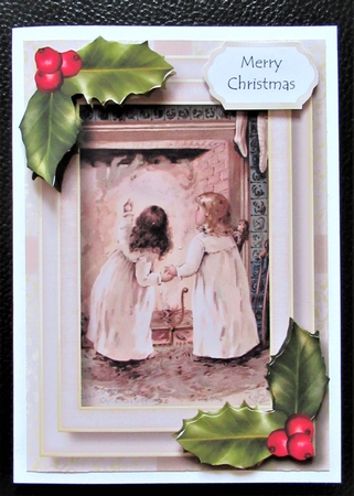 Vintage Christmas Natural 1 A5 by Davina Rundle