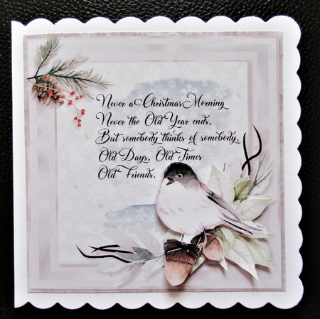 More Than Words Can Say Christmas 7 Card Front and Inserts Kit by Davina Rundle