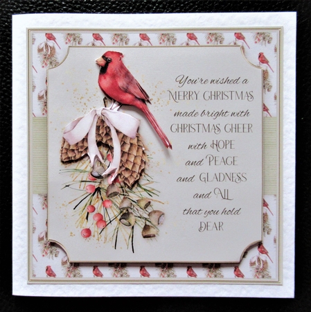 Christmas Cardinal Mini Kit by Davina Rundle