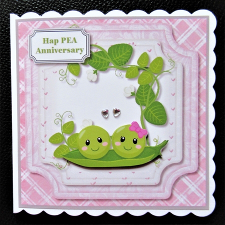 Hap PEA Anniversary or Good luck in your new POD by Davina Rundle