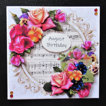 Summer Bouquet & Sheet Music by Davina Rundle