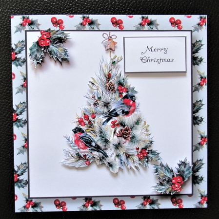 Christmas Tree Watercolour Bauble by Davina Rundle