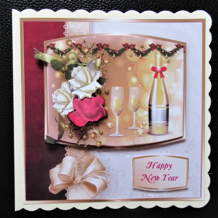 Celebrating Christmas - Decoupage Card Mini Kit by Davina Rundle