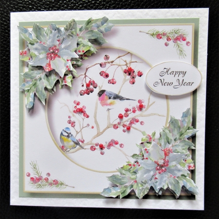 Beautiful Watercolour Bird At Christmas 4 by Davina Rundle