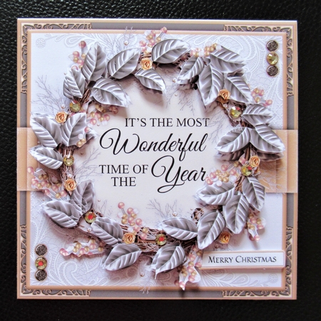 Christmas Wreaths Bumper Card Kit by Davina Rundle