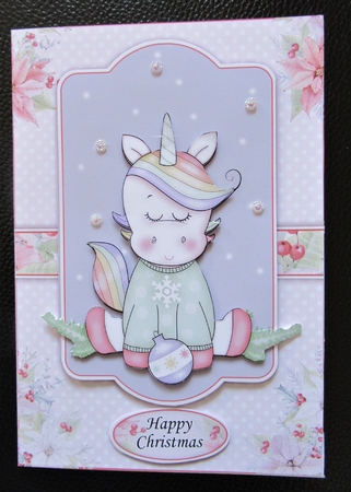 Cozy Unicorn A5 Mini Kit by Davina Rundle