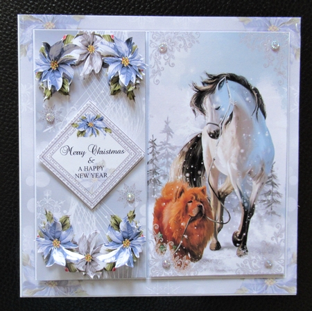 Horse & Dog Christmas Mini Page Kit    by Davina Rundle