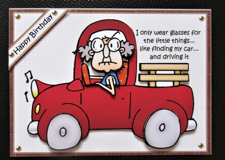 Gus and his glasses mini kit by Davina Rundle